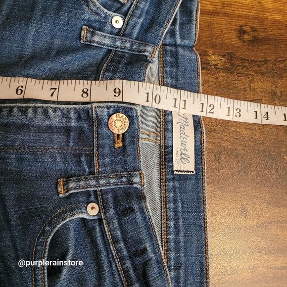 Madewell Jeans Size 28 High Riser Skinny Davis Wash B7131 Stretch Denim - Picture 7 of 10